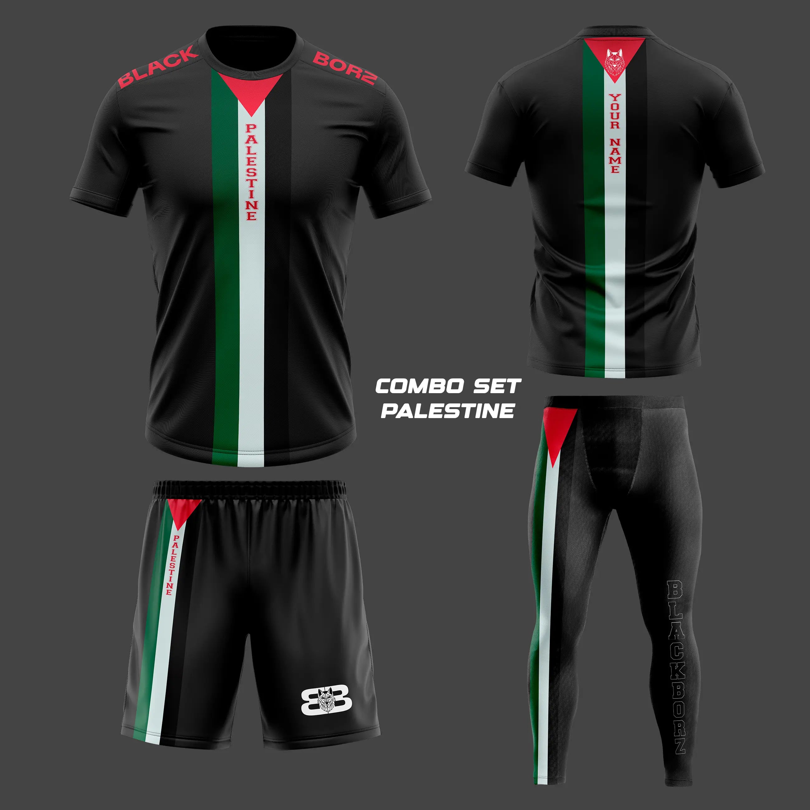 BLACKBORZ - PALESTINE COMBO SET BLACKBORZ