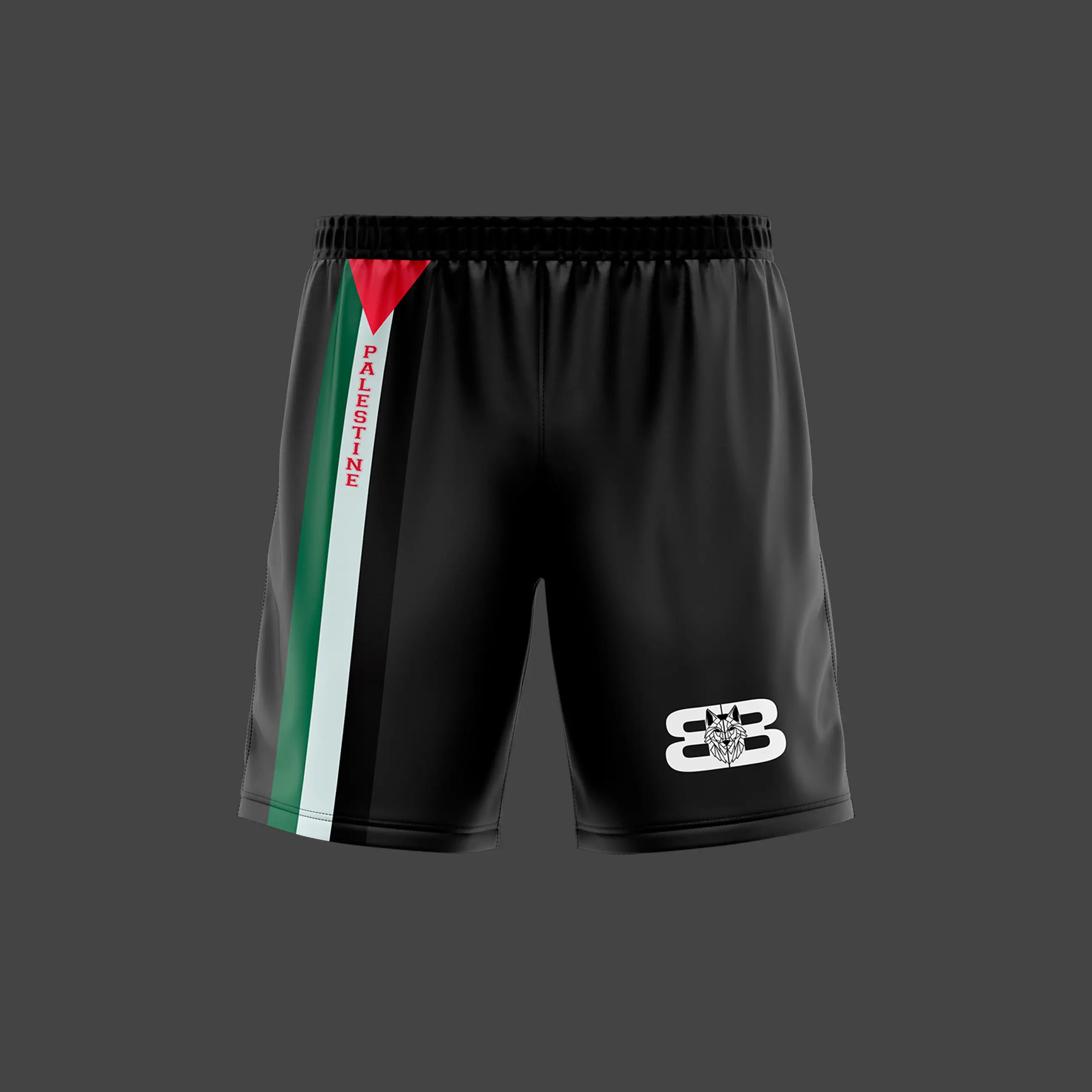 BLACKBORZ - PALESTINE SHORTS BLACKBORZ