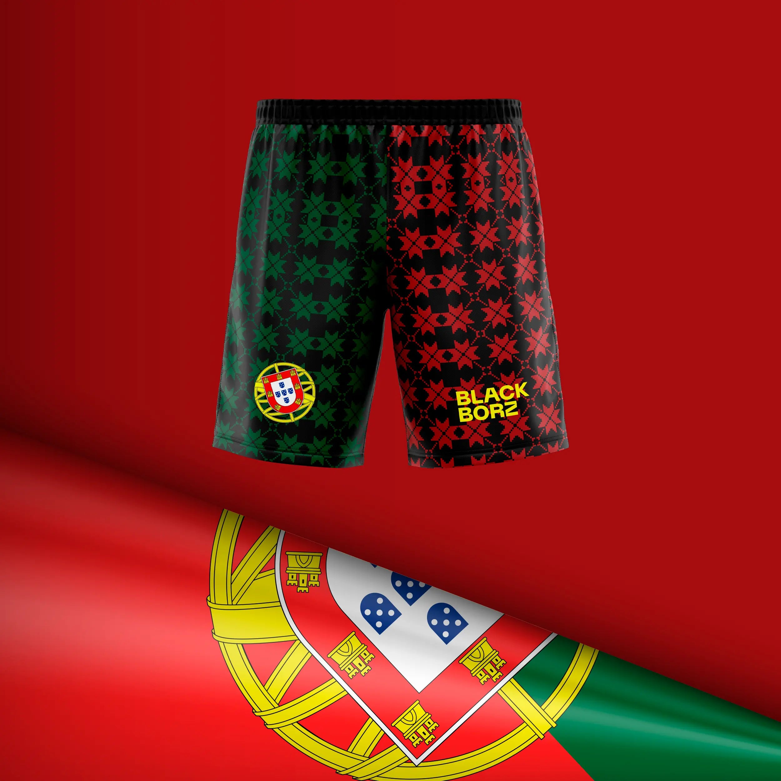 BLACKBORZ - PORTUGAL SHORTS BLACKBORZ