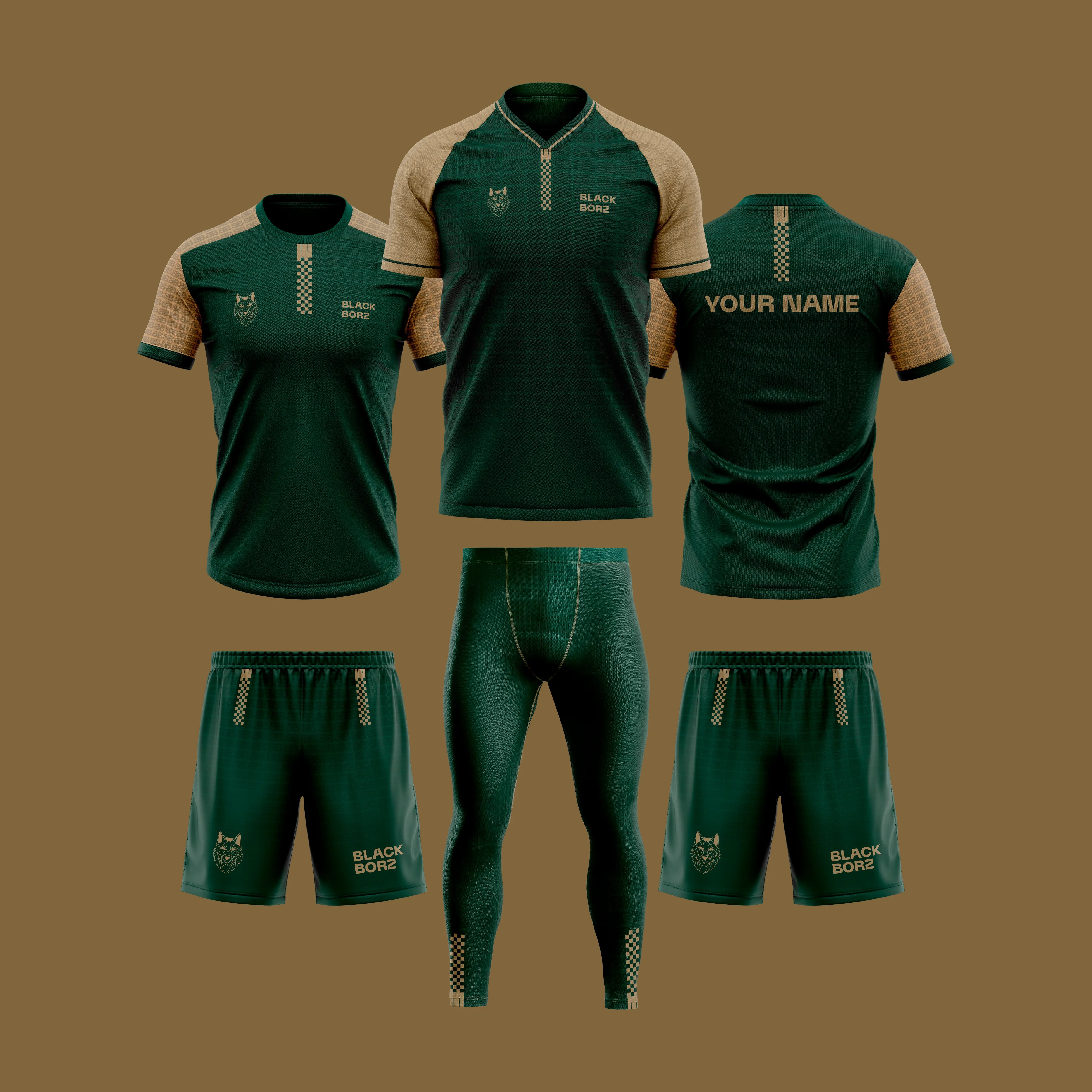 BB GREEN/GOLD - LIMITED EDITION - 4PCS - BLACKBORZ BB GREEN/GOLD - LIMITED EDITION - 4PCS - BLACKBORZ