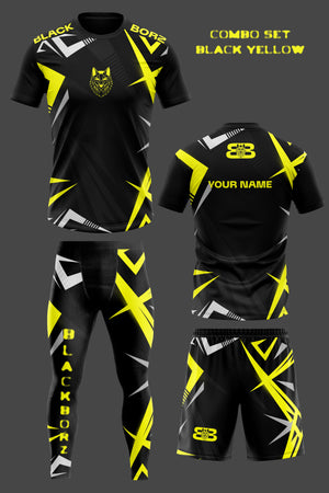 BLACKBORZ - COMBO SET BLACK/YELLOW BLACKBORZ