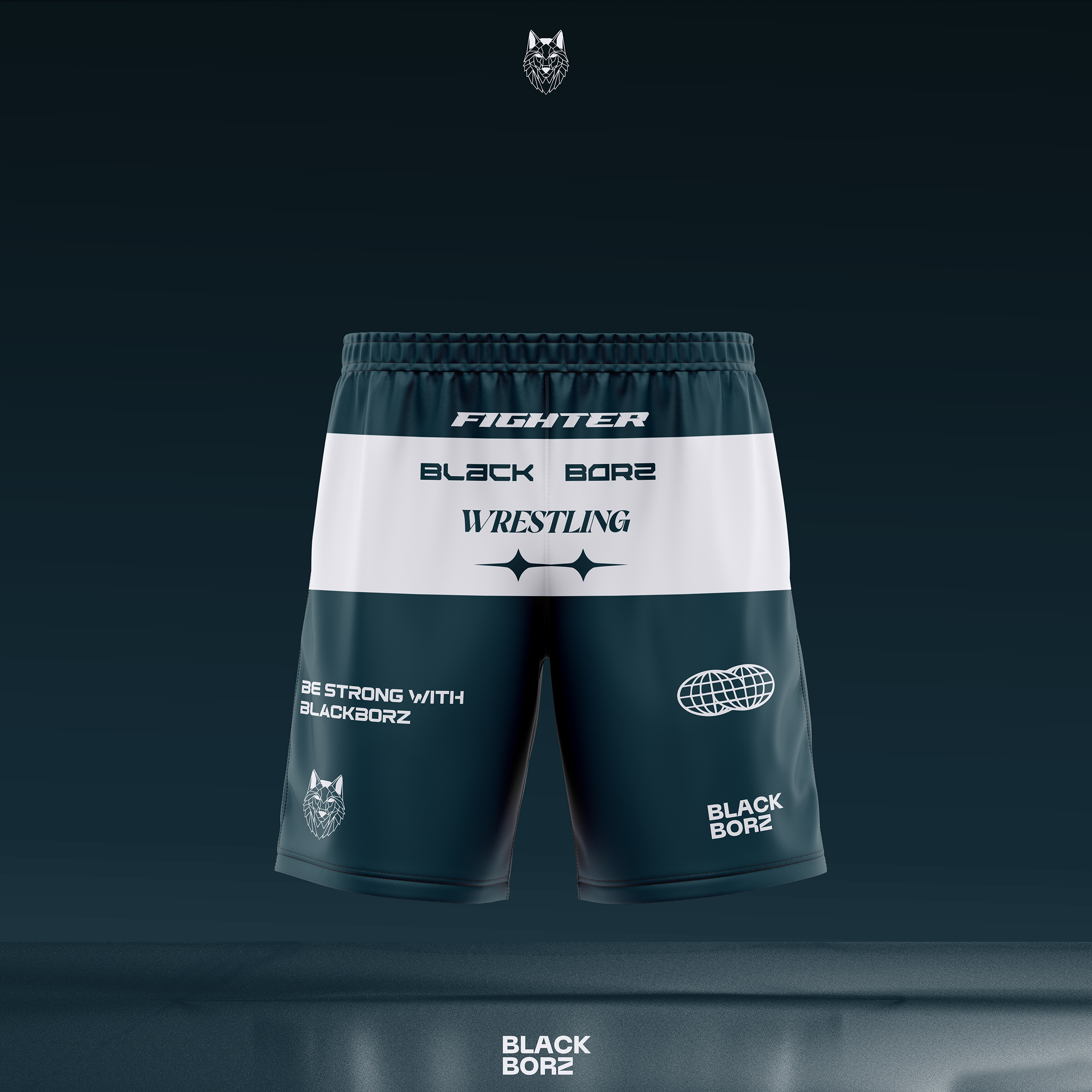 BLACKBORZ - FIGHTER SHORTS