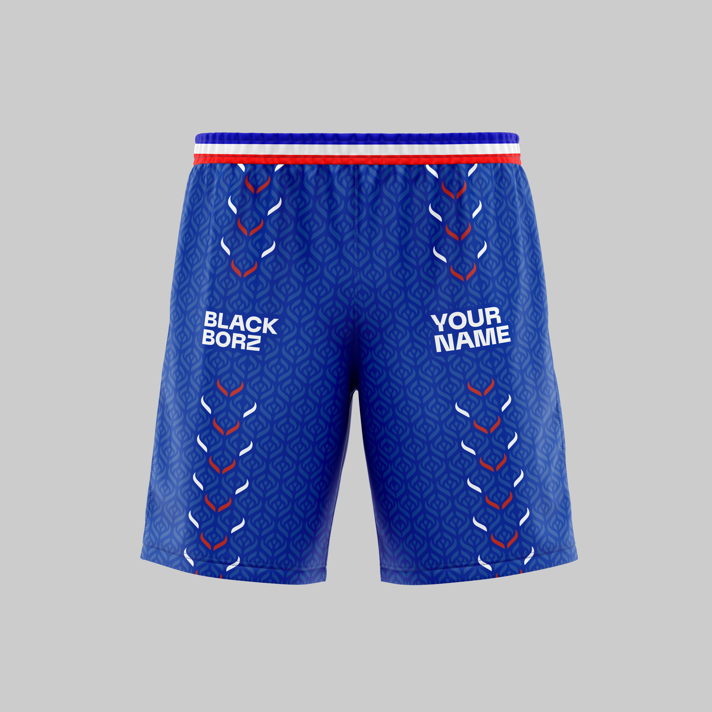 BLACKBORZ - FRANCE WRESTLING SHORTS