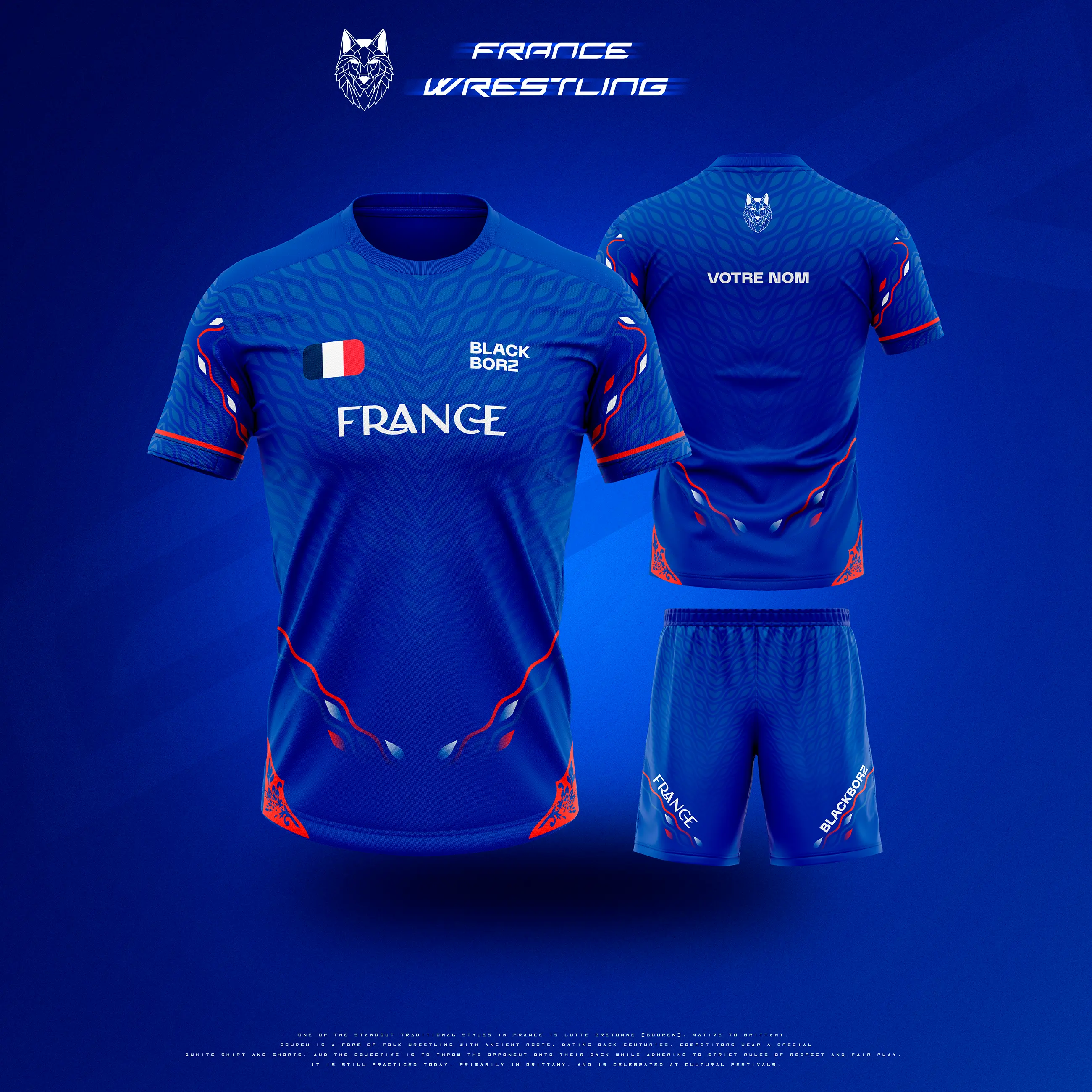 BLACKBORZ - FRANCE COMBO SET - 100pcs ONLY BLACKBORZ