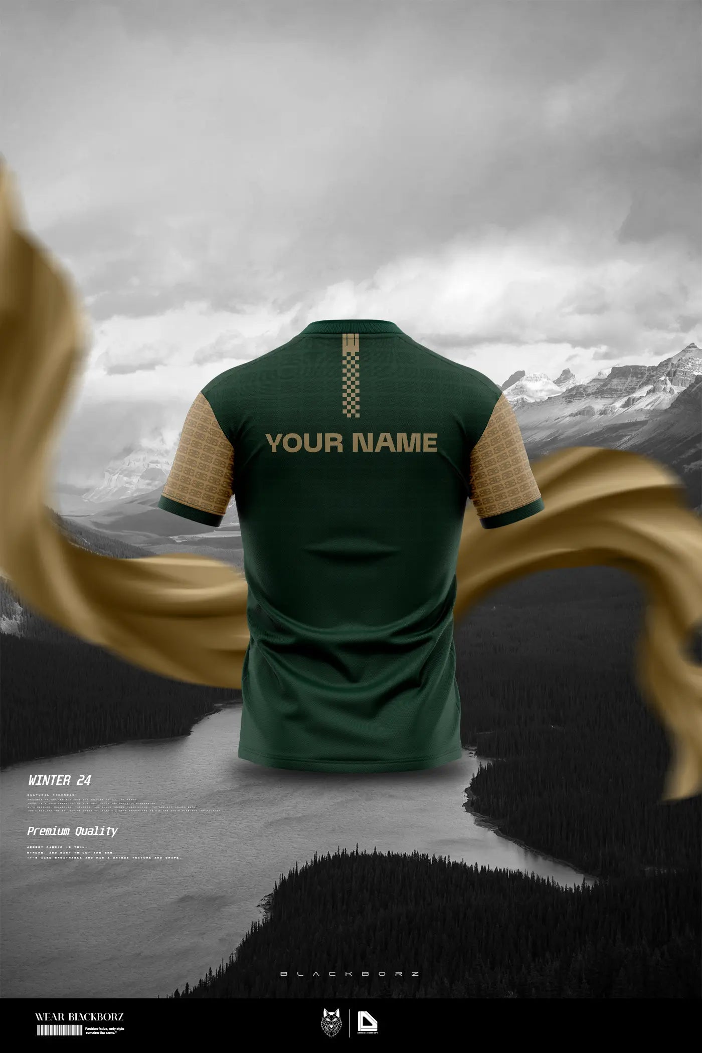 BB GREEN/GOLD - LIMITED EDITION - 4PCS - BLACKBORZ BB GREEN/GOLD - LIMITED EDITION - 4PCS - BLACKBORZ