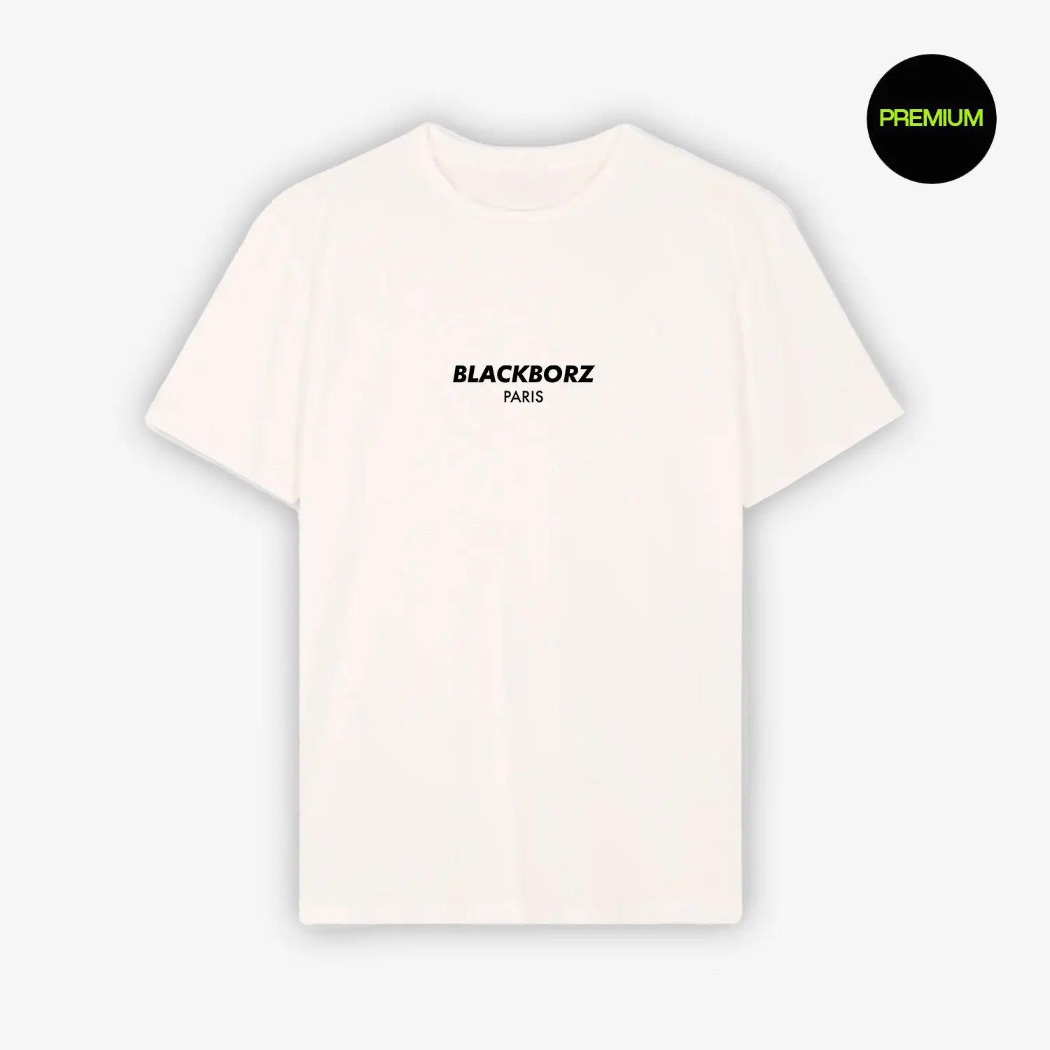 BLACKBORZ - T-SHIRT - VINTAGE WHITE BLACKBORZ