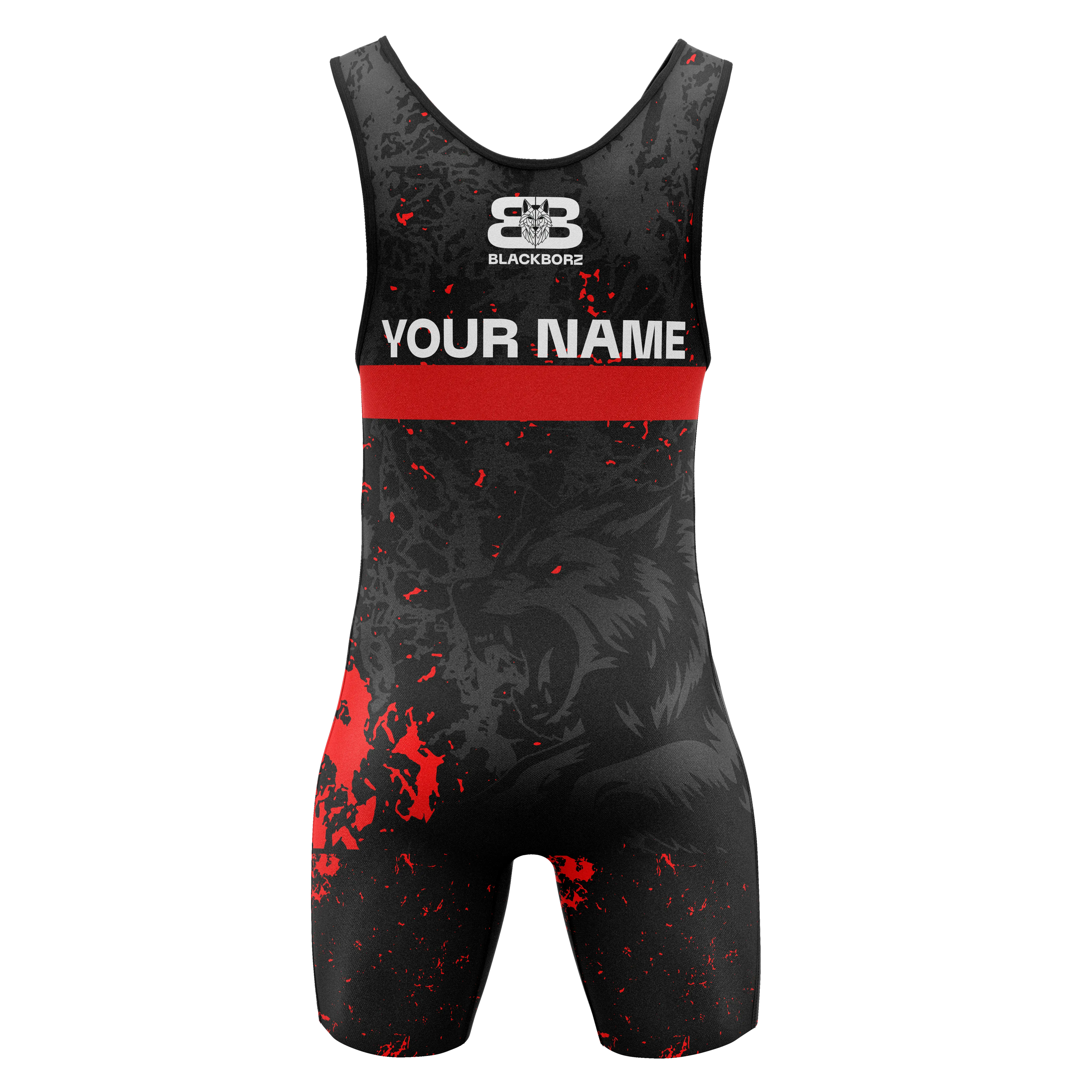 BLACKBORZ - GREY WOLF - RED and BLUE BLACKBORZ