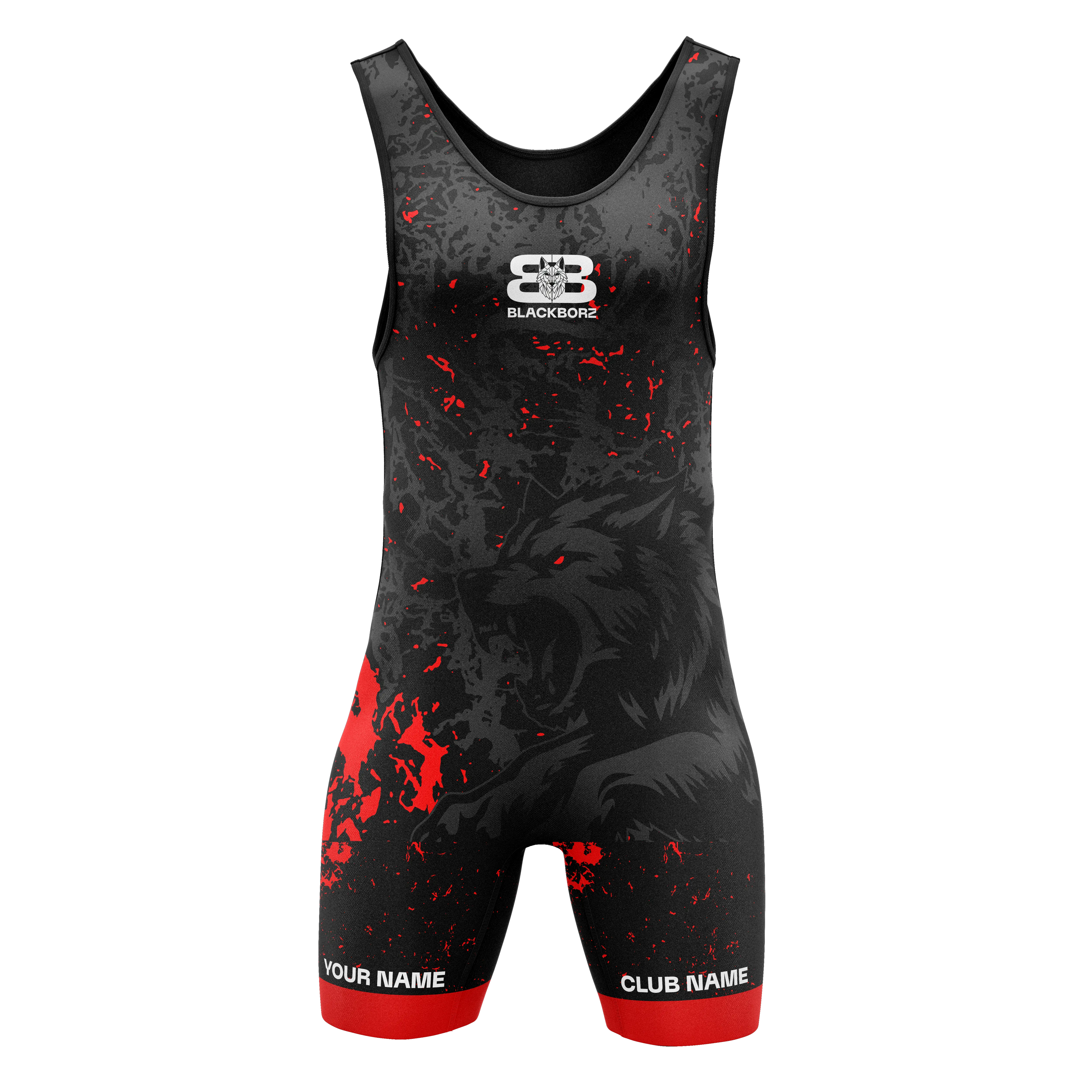 BLACKBORZ - GREY WOLF - RED and BLUE BLACKBORZ