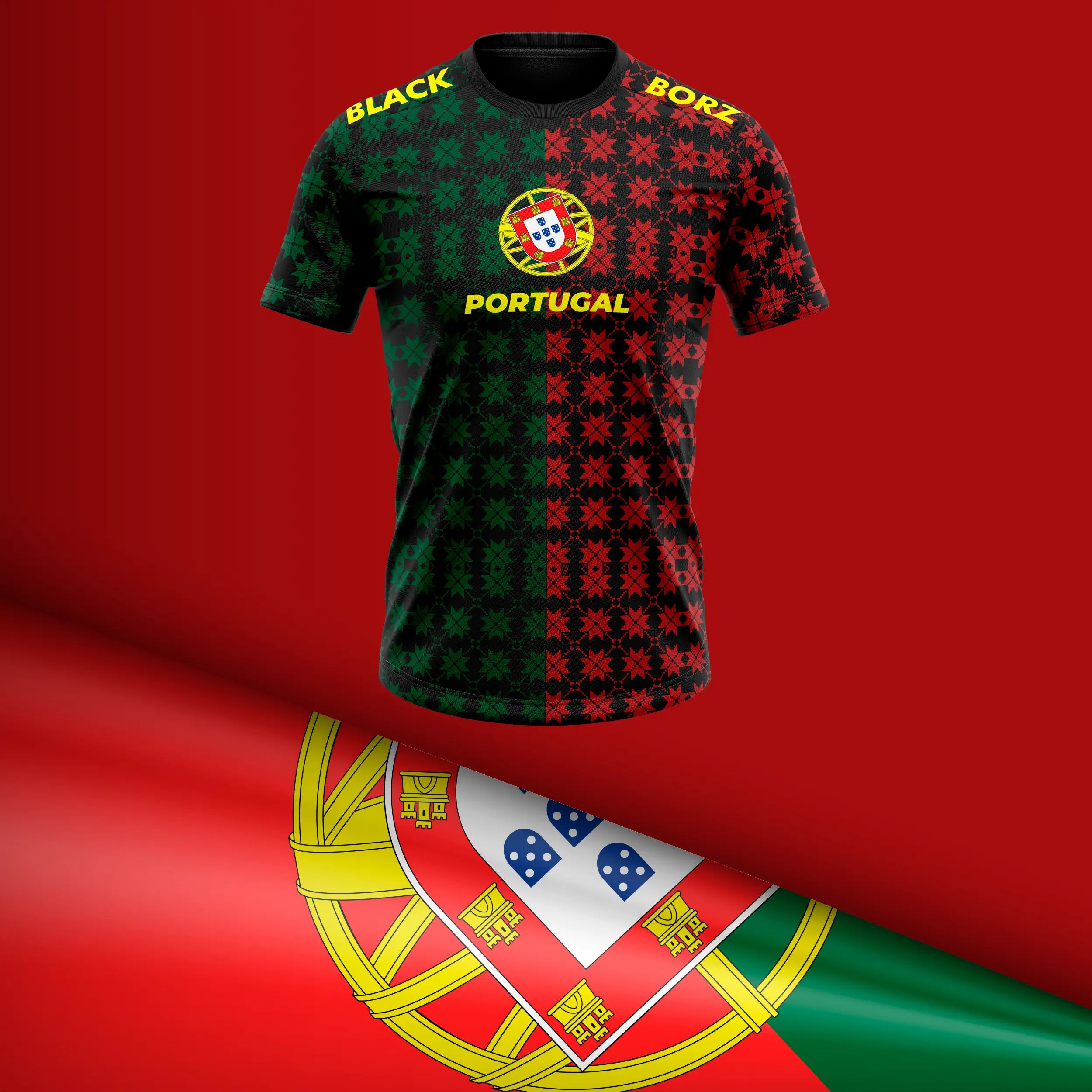 BLACKBORZ - PORTUGAL T-SHIRT BLACKBORZ