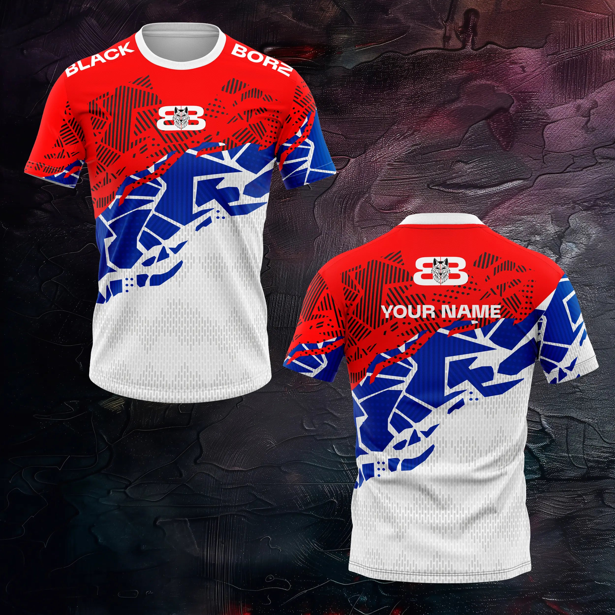 BLACKBORZ - BB RED/BLUE BLACKBORZ