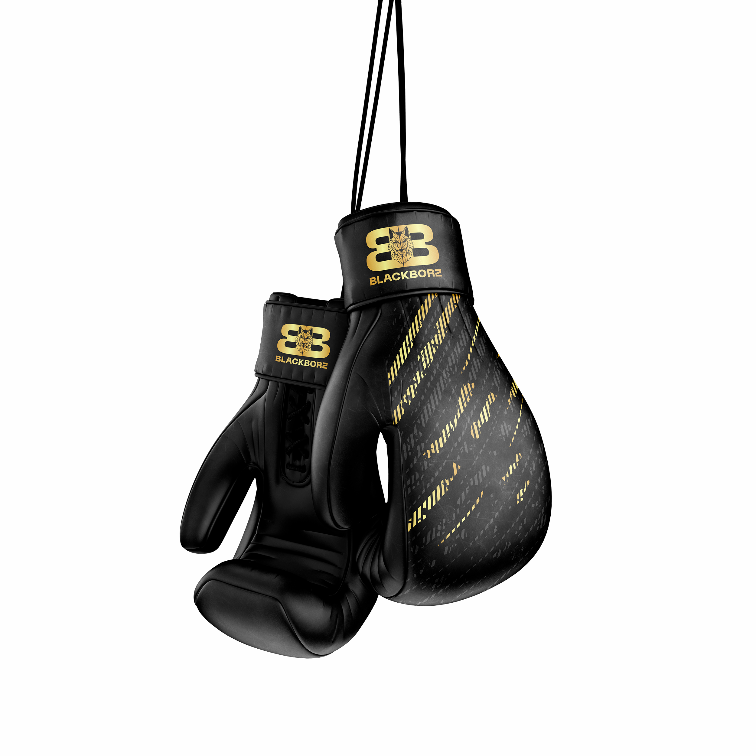 BLACKBORZ - BOXING GLOVES - GOLDEN