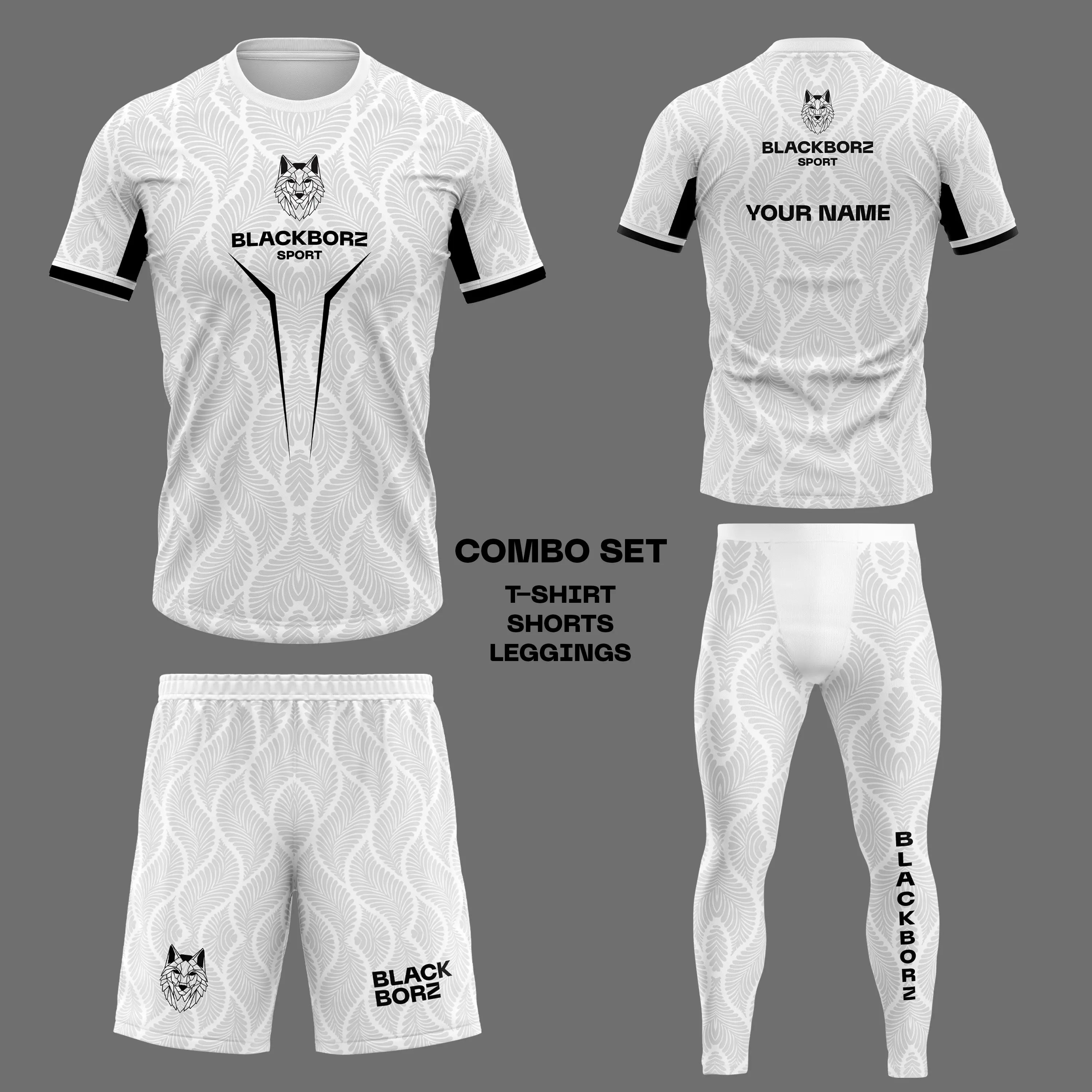 BLACKBORZ - WHITE DIZ COMBO SET BLACKBORZ