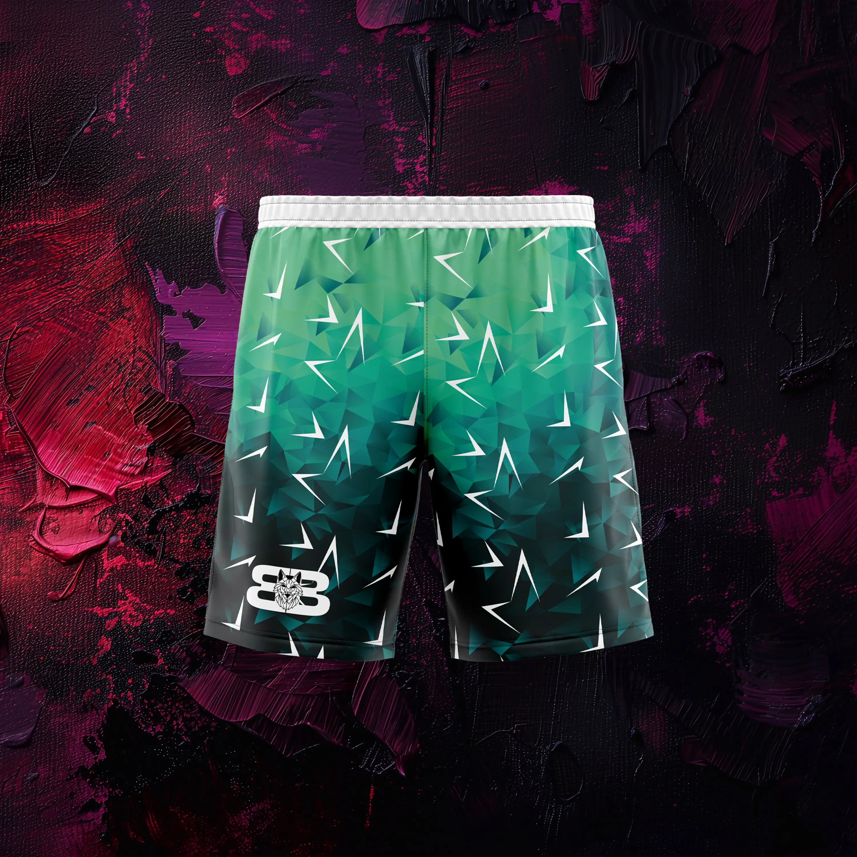BLACKBORZ - BB LIGHT GREEN SHORTS BLACKBORZ
