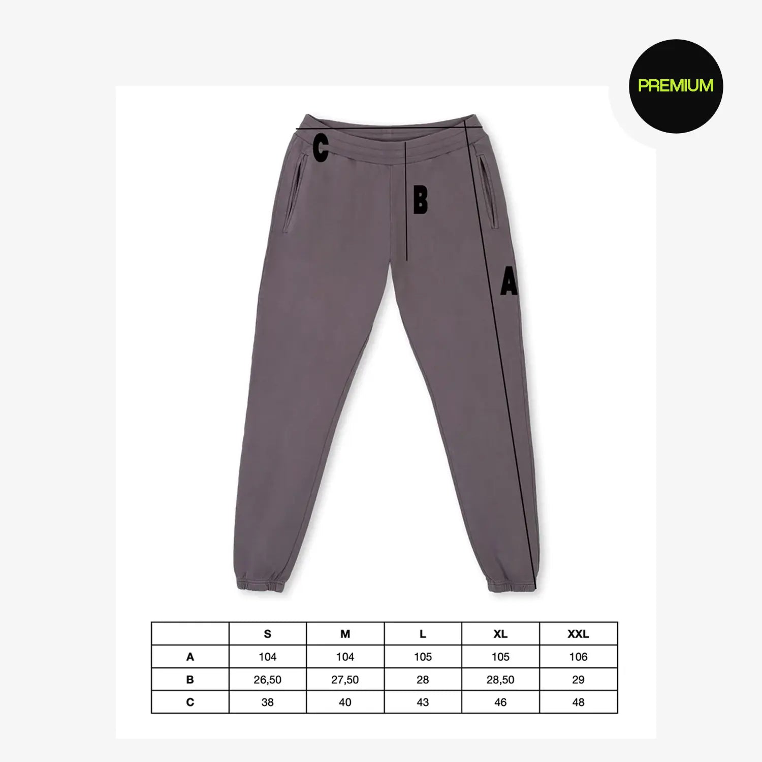 BLACKBORZ - SWEATPANTS - VINTAGE BLACK BLACKBORZ